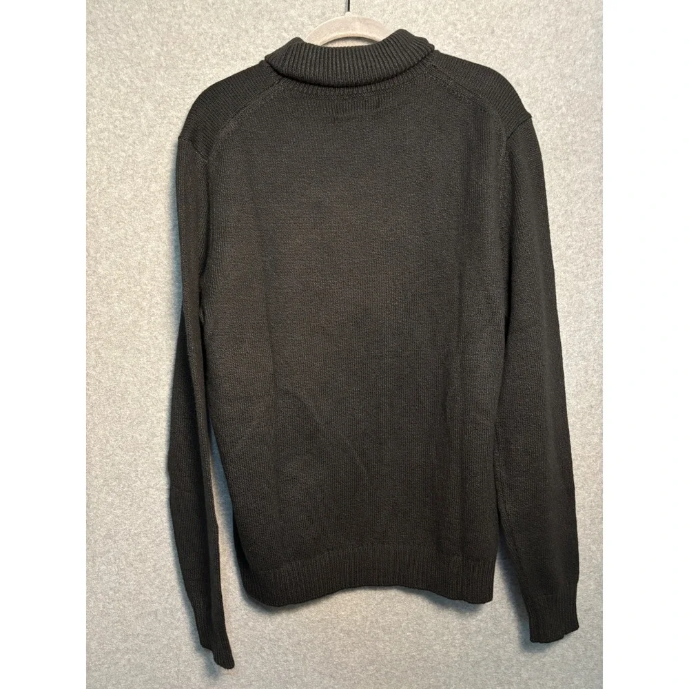 Banana Republic Men's Medium Turtleneck Sweater NWT Black Knit Pullover